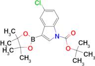 Tert-Butyl 5-chloro-3-(4,4,5,5-tetramethyl-1,3,2-dioxaborolan-2-yl)-1H-indole-1-carboxylate