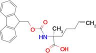 (S)-2-((((9H-Fluoren-9-yl)methoxy)carbonyl)amino)-2-methylhept-6-enoic acid