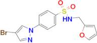 4-(4-Bromo-1H-pyrazol-1-yl)-N-(furan-2-ylmethyl)benzenesulfonamide
