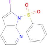 2-Iodo-1-(phenylsulfonyl)-1H-pyrrolo[2,3-b]pyridine