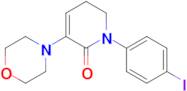 1-(4-Iodophenyl)-3-morpholino-5,6-dihydropyridin-2(1H)-one