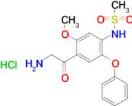 N-(4-(2-Aminoacetyl)-5-methoxy-2-phenoxyphenyl)methanesulfonamide hydrochloride