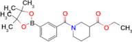 Ethyl 1-(3-(4,4,5,5-tetramethyl-1,3,2-dioxaborolan-2-yl)benzoyl)piperidine-3-carboxylate