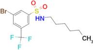 3-Bromo-N-hexyl-5-(trifluoromethyl)benzenesulfonamide