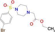 Ethyl 2-(4-((4-bromophenyl)sulfonyl)piperazin-1-yl)acetate