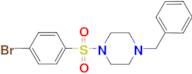 1-Benzyl-4-((4-bromophenyl)sulfonyl)piperazine