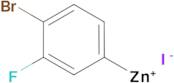 4-Bromo-3-fluorophenylzinc iodide 0.5 M in Tetrahydrofuran