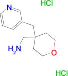 [4-(Pyridin-3-ylmethyl)oxan-4-yl]methanamine dihydrochloride