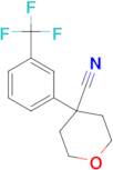 4-[3-(Trifluoromethyl)phenyl]oxane-4-carbonitrile