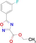 Ethyl 5-(3-fluorophenyl)-1,2,4-oxadiazole-3-carboxylate