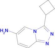 3-Cyclobutyl-[1,2,4]triazolo[4,3-a]pyridin-6-amine