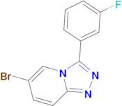 6-Bromo-3-(3-fluorophenyl)-[1,2,4]triazolo[4,3-a]pyridine
