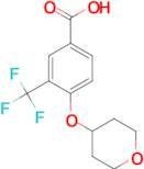 4-(Oxan-4-yloxy)-3-(trifluoromethyl)benzoic acid