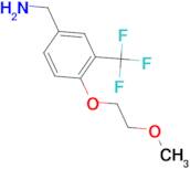 [4-(2-Methoxyethoxy)-3-(trifluoromethyl)phenyl]methanamine
