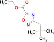 Ethyl 3-(2,2-dimethylpropyl)-1,2,4-oxadiazole-5-carboxylate