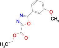 Ethyl 5-(3-methoxyphenyl)-1,3,4-oxadiazole-2-carboxylate