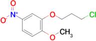 2-(3-Chloropropoxy)-1-methoxy-4-nitrobenzene