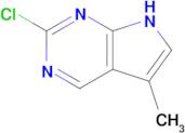 2-Chloro-5-methyl-7H-pyrrolo[2,3-d]pyrimidine
