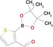 2-(4,4,5,5-Tetramethyl-1,3,2-dioxaborolan-2-yl)thiophene-3-carbaldehyde