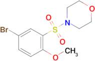 4-((5-Bromo-2-methoxyphenyl)sulfonyl)morpholine