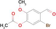 5-Bromo-4-formyl-2-methoxyphenyl acetate