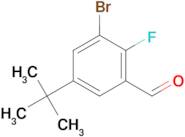 3-Bromo-5-(tert-butyl)-2-fluorobenzaldehyde