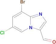 8-Bromo-6-chloroimidazo[1,2-a]pyridine-3-carbaldehyde