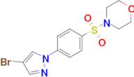 4-((4-(4-Bromo-1H-pyrazol-1-yl)phenyl)sulfonyl)morpholine