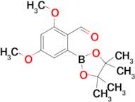 2,4-Dimethoxy-6-(4,4,5,5-tetramethyl-1,3,2-dioxaborolan-2-yl)benzaldehyde