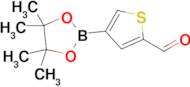 4-(4,4,5,5-Tetramethyl-1,3,2-dioxaborolan-2-yl)thiophene-2-carbaldehyde