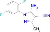 5-Amino-1-(2,5-difluorophenyl)-3-methyl-1H-pyrazole-4-carbonitrile