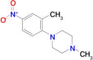 1-Methyl-4-(2-methyl-4-nitrophenyl)piperazine