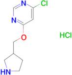 4-Chloro-6-(pyrrolidin-3-ylmethoxy)pyrimidine hydrochloride