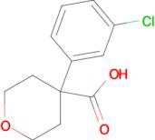 4-(3-Chlorophenyl)tetrahydro-2H-pyran-4-carboxylic acid