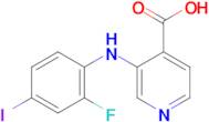 3-((2-Fluoro-4-iodophenyl)amino)isonicotinic acid