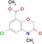 Methyl 6-chloro-4-methyl-3-oxo-3,4-dihydro-2H-benzo[b][1,4]oxazine-8-carboxylate