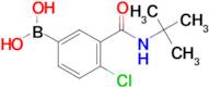 (3-(tert-Butylcarbamoyl)-4-chlorophenyl)boronic acid
