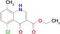 Ethyl 5-chloro-8-methyl-4-oxo-1,4-dihydroquinoline-3-carboxylate