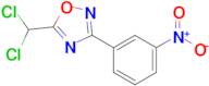 5-(Dichloromethyl)-3-(3-nitrophenyl)-1,2,4-oxadiazole