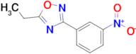 5-Ethyl-3-(3-nitrophenyl)-1,2,4-oxadiazole