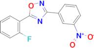 5-(2-Fluorophenyl)-3-(3-nitrophenyl)-1,2,4-oxadiazole