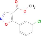 Methyl 5-(3-chlorophenyl)isoxazole-4-carboxylate