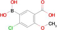 5-Borono-4-chloro-2-methoxybenzoic acid