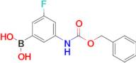 (3-(((Benzyloxy)carbonyl)amino)-5-fluorophenyl)boronic acid