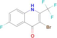 3-Bromo-6-fluoro-2-(trifluoromethyl)quinolin-4-ol