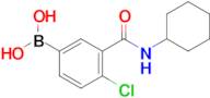 (4-Chloro-3-(cyclohexylcarbamoyl)phenyl)boronic acid