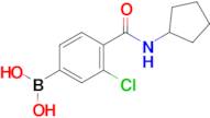 (3-Chloro-4-(cyclopentylcarbamoyl)phenyl)boronic acid