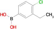 (4-Chloro-3-ethylphenyl)boronic acid
