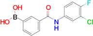 (3-((3-Chloro-4-fluorophenyl)carbamoyl)phenyl)boronic acid