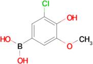 (3-Chloro-4-hydroxy-5-methoxyphenyl)boronic acid